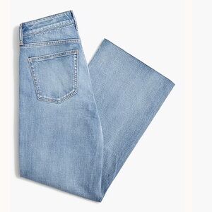 J crew Curvy wide-leg cropped jean in all-day stretch Spring Storm Wash nwot